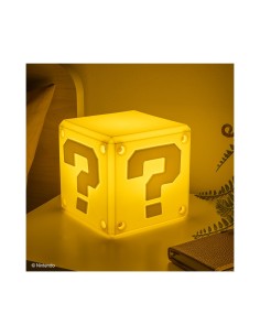 LAMPARA SQUISHY RECARGABLE DE SILICONA BLOQUE PREGUNTA MARIO 5056577773729
