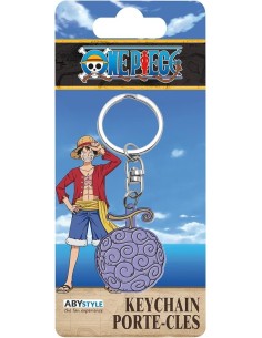 LLAVERO DE PVC FRUTA DEL DIABLO GUM-GUM ONE PIECE 3665361174646