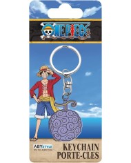 LLAVERO DE PVC FRUTA DEL DIABLO GUM-GUM ONE PIECE 3665361174646