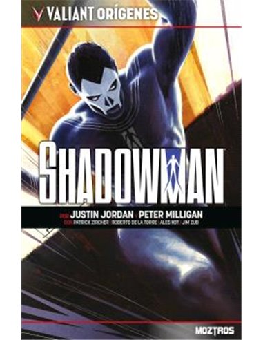 Portada de VALIANT ORIGENES: SHADOWMAN de JUSTIN JORDAN, MOZTROS, ISBN 9791387953799