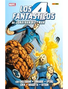 Portada de LOS 4 FANTASTICOS DE JONATHAN HICKMAN 01 (MARVEL OMNIBUS) de JONATHAN HICKMAN, PANINI, ISBN 9791370420291