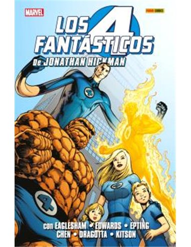 Portada de LOS 4 FANTASTICOS DE JONATHAN HICKMAN 01 (MARVEL OMNIBUS) de JONATHAN HICKMAN, PANINI, ISBN 9791370420291