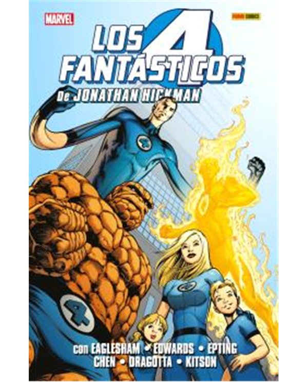 Portada de LOS 4 FANTASTICOS DE JONATHAN HICKMAN 01 (MARVEL OMNIBUS) de JONATHAN HICKMAN, PANINI, ISBN 9791370420291