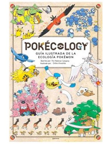 Portada de POKECOLOGY GUIA ILUSTRADA DE LA ECOLOGIA POKEMON de THE POKEMON COMPANY, RANDOM HOUSE MONDADORI, ISBN 9791388222276