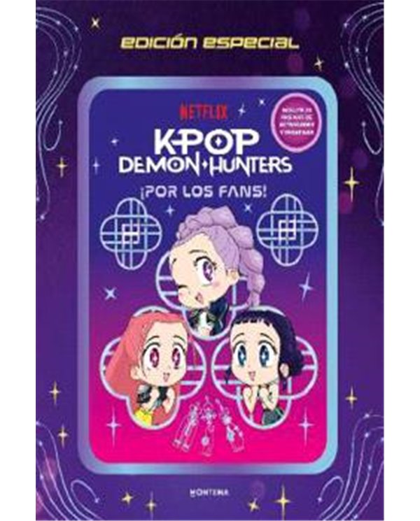Portada de K-POP DEMON HUNTERS. ¡ POR LOS FANS! EDICION ESPECIAL de NETFLIX, RANDOM HOUSE MONDADORI, ISBN 9791388222306