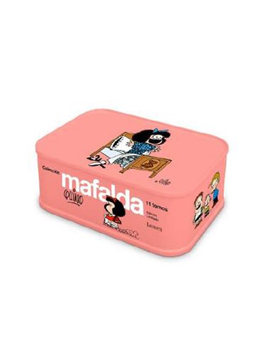 Portada de COLECCION MAFALDA: 11 TOMOS EN UNA LATA (EDICION LIMITADA) de QUINO, RANDOM HOUSE MONDADORI, ISBN 9788426438188
