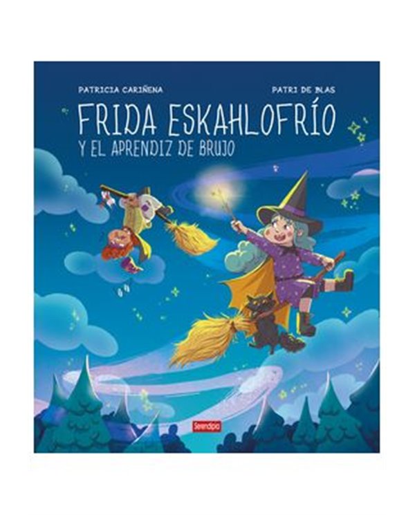 Portada de FRIDA ESKAHLOFRIO Y  EL APRENDIZ DE BRUJO de PATRICIA CARIÑENA, SERENDIPIA EDITORIAL S.L., ISBN 9791387661052