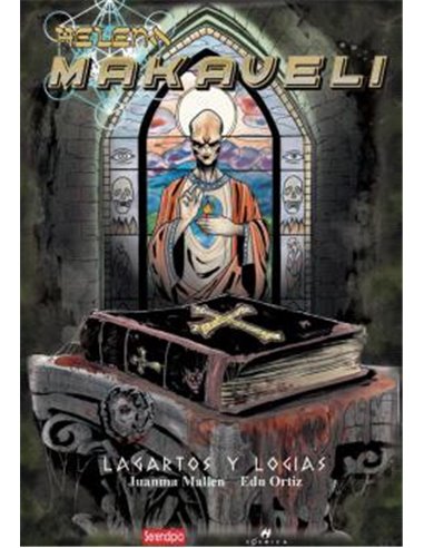 Portada de HELENA MAKAVELI: LAGARTOS Y LOGIAS de JUANMA MALLEN, SERENDIPIA EDITORIAL S.L., ISBN 9791387661762
