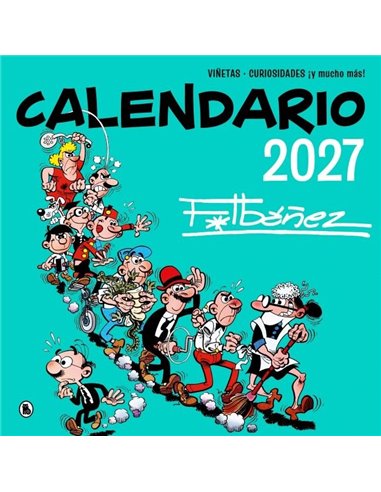 Portada de CALENDARIO IBAÑEZ 2027 de FRANCISCO IBAÑEZ, BRUGUERA, ISBN 9788402431608