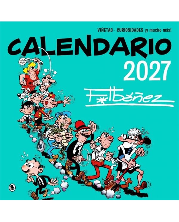 Portada de CALENDARIO IBAÑEZ 2027 de FRANCISCO IBAÑEZ, BRUGUERA, ISBN 9788402431608