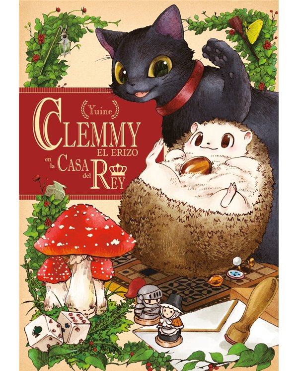 Portada de CLEMMY EL ERIZO EN LA CASA DEL REY de YUINE YUINE, EDICIONES FUJUR, ISBN 9791399172102