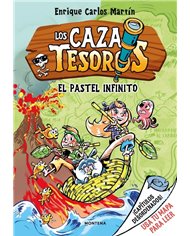 Portada de CAZATESOROS 3 EL PASTEL INFINITO de ENRIQUE CARLOS MARTIN, MONTENA, ISBN 9791387724375