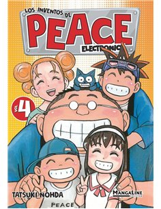 Portada de LOS INVENTOS DE PEACE ELECTRONICS 4 de NOHDA TATSUKI, MANGALINE, ISBN 9788419177209