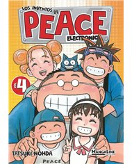 Portada de LOS INVENTOS DE PEACE ELECTRONICS 4 de NOHDA TATSUKI, MANGALINE, ISBN 9788419177209