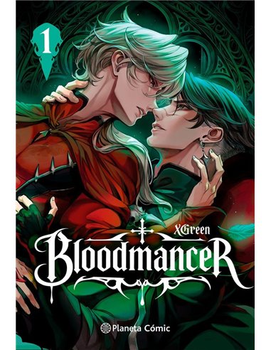 Portada de PLANETA MANGA BLOODMANCER 1 de XGREEN, PLANETA COMIC, ISBN 9791388103339