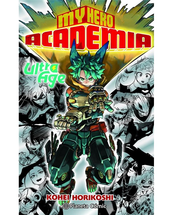 Portada de MY HERO ACADEMIA ULTRA AGE FINAL GUIDE de KOHEI HORIKOSHI, PLANETA COMIC, ISBN 9791388100284