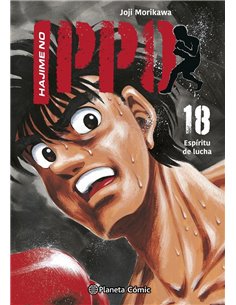 Portada de HAJIME NO IPPO 18 de JOJI MORIKAWA, PLANETA COMIC, ISBN 9791388102196