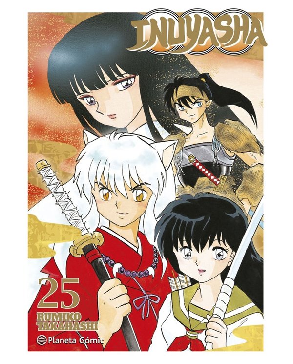 Portada de INUYASHA 25 de RUMIKO TAKAHASHI, PLANETA COMIC, ISBN 9791388102226