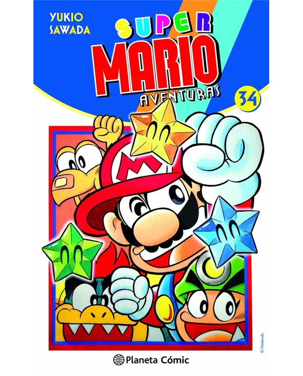 Portada de SUPER MARIO 34 de YUKIO SAWADA, PLANETA COMIC, ISBN 9791388102370