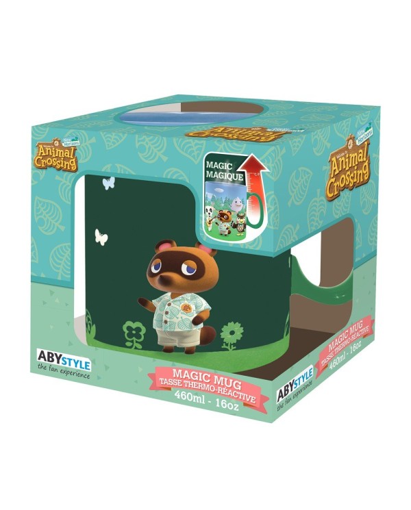 TAZA TERMICA 460 ML BIENVENIDO A LA ISLA ANIMAL CROSSING 3665361174561