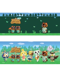 TAZA TERMICA 460 ML BIENVENIDO A LA ISLA ANIMAL CROSSING 3665361174561