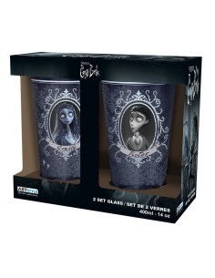 JUEGO DE 2 VASOS XXL VICTOR & EMILY CORPSE BRIDE 366536117604