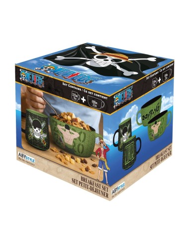 SET DE DESAYUNO CON TAZA Y CUENCO ZORO ONE PIECE 3665361175155