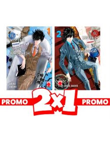 2X1 EL MISTERIO PROHIBIDO DE RON KAMONOHASHI Nº 01 Y Nº 02