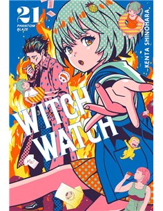 Portada de WITCH WATCH 21 de SHINOHARA KENTA, MILKY WAY, ISBN 9791388495038