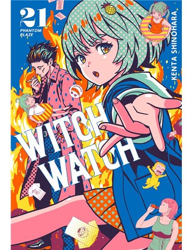 Portada de WITCH WATCH 21 de SHINOHARA KENTA, MILKY WAY, ISBN 9791388495038
