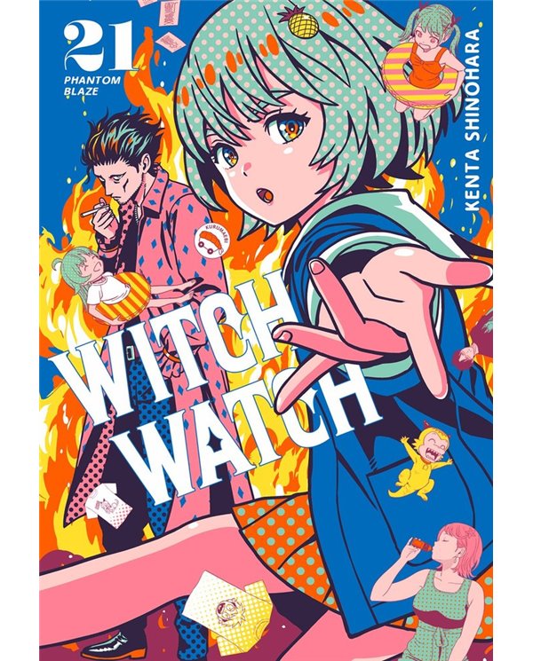 Portada de WITCH WATCH 21 de SHINOHARA KENTA, MILKY WAY, ISBN 9791388495038