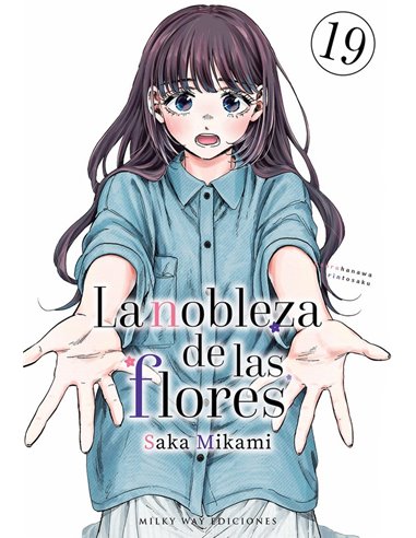 Portada de LA NOBLEZA DE LAS FLORES 19 de MIKAMI SAKA, MILKY WAY, ISBN 9791388055980
