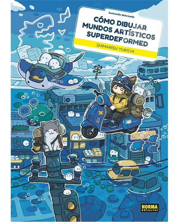 Portada de COMO DIBUJAR MUNDOS ARTISTICOS SUPERDEFORMED de SHIMARISU YUKICHI, NORMA, ISBN 9788467982022