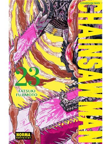 Portada de CHAINSAW MAN 23 de TATSUKI FUJIMOTO, NORMA, ISBN 9788467985078