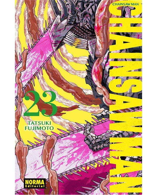 Portada de CHAINSAW MAN 23 de TATSUKI FUJIMOTO, NORMA, ISBN 9788467985078