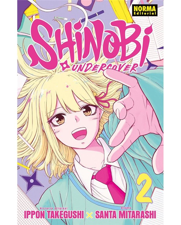 Portada de SHINOBI UNDERCOVER 2 de IPPON TAKEGUSHI, NORMA, ISBN 9788467982947