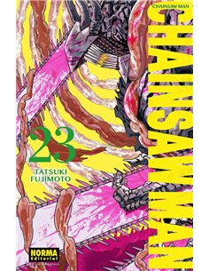 Portada de CHAINSAW MAN 23 de TATSUKI FUJIMOTO, NORMA, ISBN 9788467985085