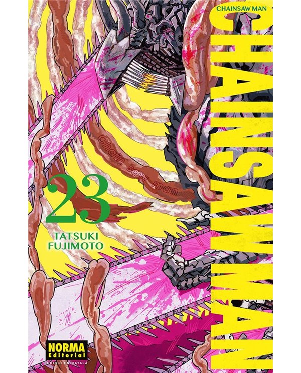 Portada de CHAINSAW MAN 23 de TATSUKI FUJIMOTO, NORMA, ISBN 9788467985085