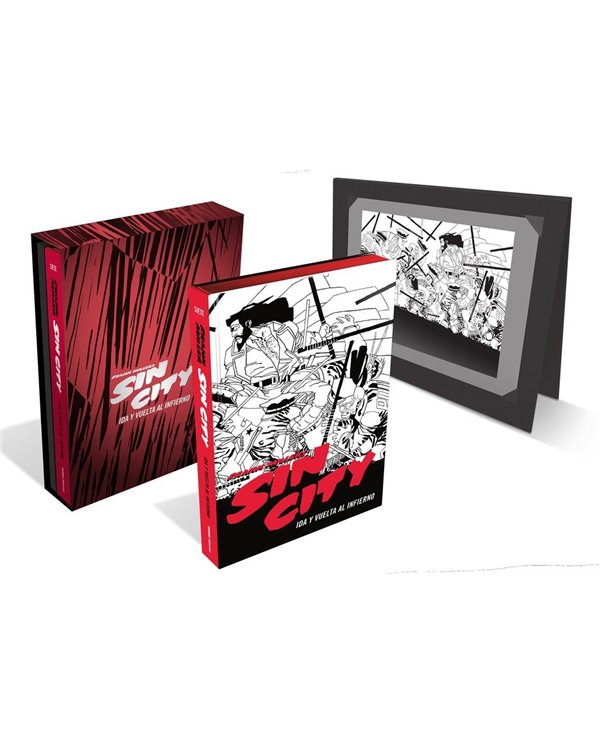Portada de SIN CITY 7 IDA Y VUELTA AL INFIERNO EDICION DE LUJO de FRANK MILLER, NORMA, ISBN 9788467966435