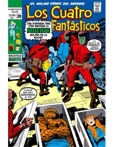 Portada de BIBLIOTECA MARVEL 144. LOS 4 FANTASTICOS 20 de STAN LEE, PANINI, ISBN 9791370582135
