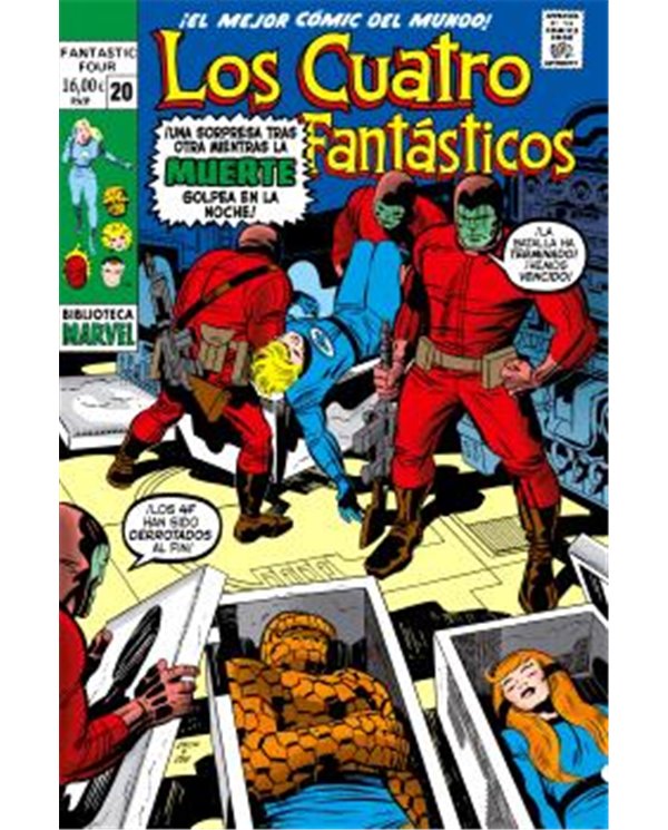 Portada de BIBLIOTECA MARVEL 144. LOS 4 FANTASTICOS 20 de STAN LEE, PANINI, ISBN 9791370582135