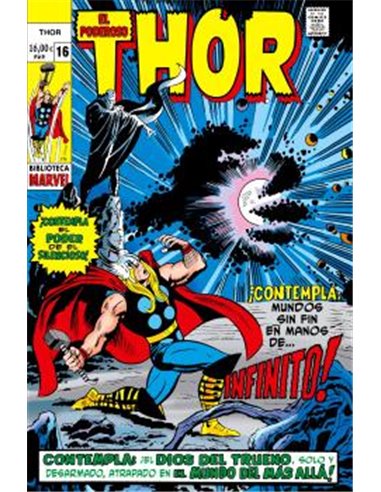 Portada de BIBLIOTECA MARVEL 146. EL PODEROSO THOR 16 de STAN LEE, PANINI, ISBN 9791370582159