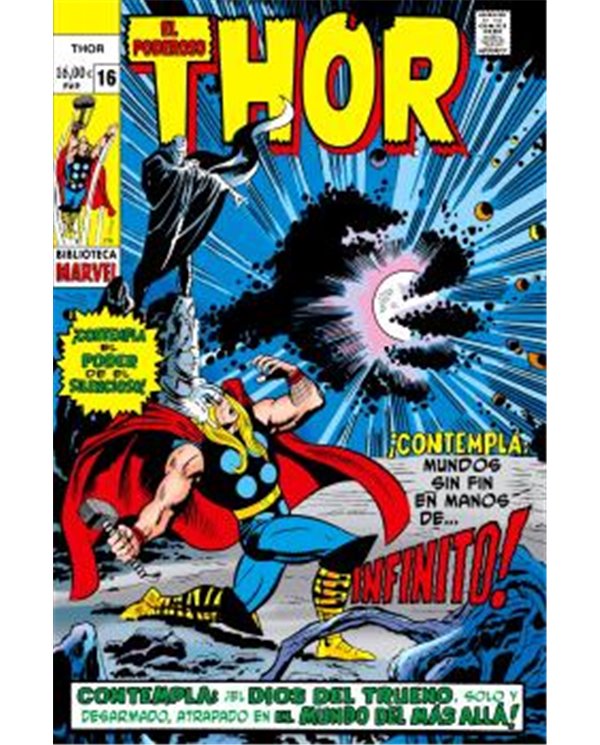 Portada de BIBLIOTECA MARVEL 146. EL PODEROSO THOR 16 de STAN LEE, PANINI, ISBN 9791370582159