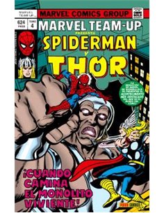 Portada de MARVEL TEAM-UP 04. CUANDO CAMINA EL MONOLITO VIVIENTE (MARVEL GOLD) de CHRIS CLAREMONT, PANINI, ISBN 9791370582166