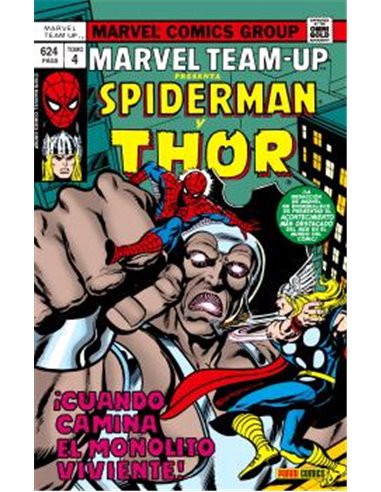 Portada de MARVEL TEAM-UP 04. CUANDO CAMINA EL MONOLITO VIVIENTE (MARVEL GOLD) de CHRIS CLAREMONT, PANINI, ISBN 9791370582166