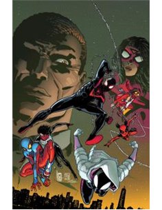 Portada de EL ASOMBROSO SPIDERMAN: SPIDERVERSIDAD de JORDAN MORRIS, PANINI, ISBN 9791370582265