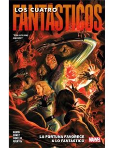 Portada de MARVEL PREMIERE. LOS 4 FANTASTICOS DE RYAN NORTH 04. LA FORTUNA FAVORECE A LO FANTASTICO de RYAN NORTH, PANINI, ISBN 