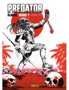 Portada de PREDATOR: BLANCO, NEGRO Y SANGRE de JOE KELLY, PANINI, ISBN 9791370581664
