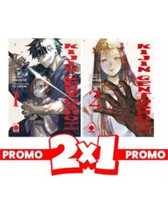 Portada de 2X1 KIJIN GENTOSHO: CAZADOR DE DEMONIOS 01+ 02 de MOTOO NAKANISHI, PANINI, ISBN 8424248928506