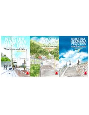 Portada de PACK NUESTRA HERMANA PEQUEÑA (Nº01- Nº02 - Nº03) de AKIMI YOSHIDA, PANINI, ISBN 8424248928469